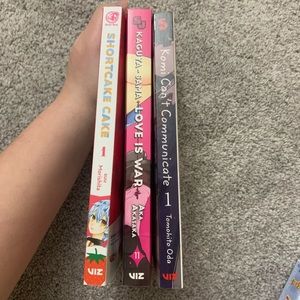 Shoujo manga comic set, 3 Volumes